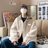 Reversible Warm Double Wool Faux Fur Jacket