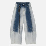 Chic Gradient Korean Style Wide Leg Jeans