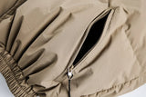 Breathable Stand Collar Thick Padded Puffer Jacket