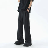 Trendy Black Wide Leg Pants