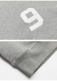 Number 9 Embroidered Sweatshirt