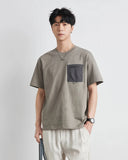 Men's Casual Summer Pocket Loose Fit T-Shirt