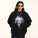 Eyanshtian Formula Graphic Print Hip Hop Hoodie