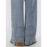 Chic Oversize Blue Wide Leg Casual Jeans