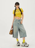 Y2K 2000s Blue Women's Punk Jorts