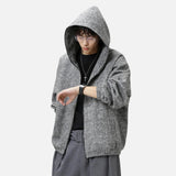 Lazy Style Oversized Mohair Blend Jacket
