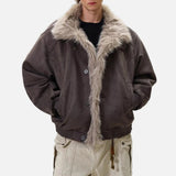 Thick Warm Hip Hop Winter Faux Fur Jacket
