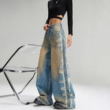Signature High Waisted Ripped Denim Jeans