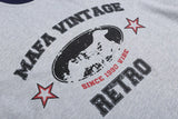 Durable Retro Patchwork Casual Cotton T-Shirt