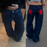 Models Wearing the Y2K Star-Gazer Jeans