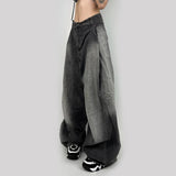 Women High Waist Wide Leg Denim Jeans