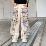 American Style High Street Loose Wide Leg Jeans
