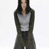 Versa Knits High-Collar Sweater