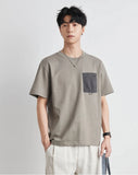 Men's Casual Summer Pocket Loose Fit T-Shirt
