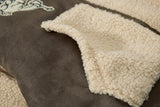 Winter Cozy Faux Fur Collar Rabbit Ear Hooded Jacket