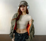 Vintage Retro Thick Cotton Bomber Jacket