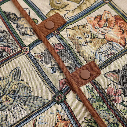Vintage Pattern Cat Jacket