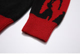 Knitted Shadow Graphic Sweater