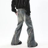 Vintage Easy Care Washed Slim Denim Baggy Jeans