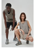 Side Slit Unisex Sleeveless T-shirt