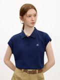 Women Youthful Summer Sporty Linen Blend T-Shirt
