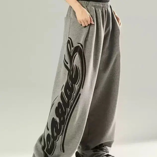 Jazzy Printed Hip Hop Dance Sweatpants