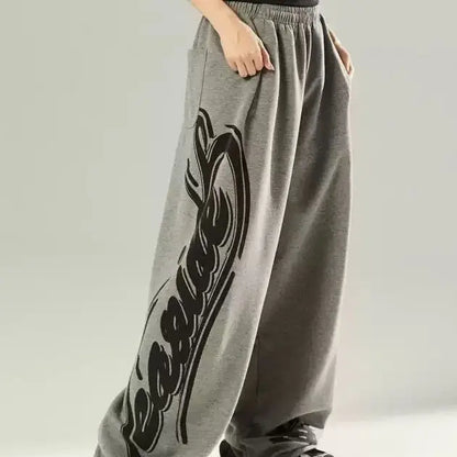Jazzy Printed Hip Hop Dance Sweatpants