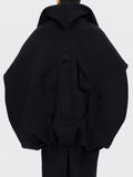Women Stylish Loose Spliced Zipper Jacket