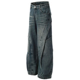 Retro Baggy Blue Loose Denim Jeans