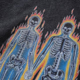 Black Burning Skeleton Hoodie