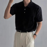 Luxury Knitted Polo Business Casual T-Shirt