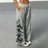 Trendy High Waist Loose Sports Sweatpants