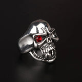 Gothic Large Retro Skull Cigarette Ring