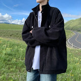 Long-lasting Retro Corduroy Zipper Jacket