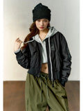 Vintage Retro Thick Cotton Bomber Jacket