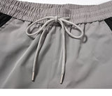 Y2K Striped Polyester Joggers