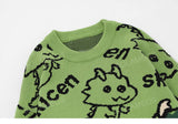 Dragon Graphic Printed Sweater