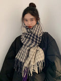 Vintage Houndstooth Scarves