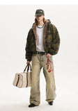 Camouflage Winter Thick Fur Jacket