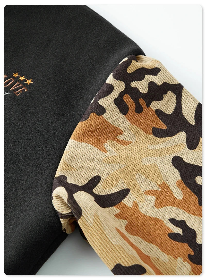 Women's Camouflage Varsity Jacket