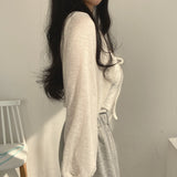 Thin Knitted Single Breasted Cardigan
