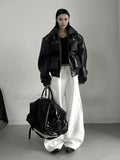 Durable Slim Fit Chic White Cool Pants