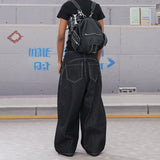 Lightweight High Waisted Wide Leg Denim Jeans