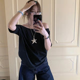Y2K Timeless Off Shoulder T-shirt