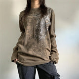 Y2K Vintage Graphic Aesthetic Long Sleeve Fairy T-Shirt