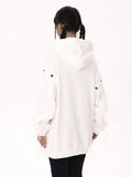 Rhinestone Graphic Print Hoodie