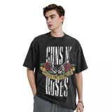 Guns N Roses Distressed Washed T-Shirt