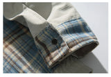 Autumn Plaid Casual Double Face Windbreaker Jacket