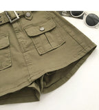 Mini Cargo Skirt With Belt