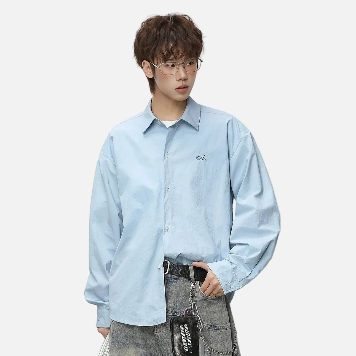 Premium Cleanfit Long Sleeve Blazer Shirt